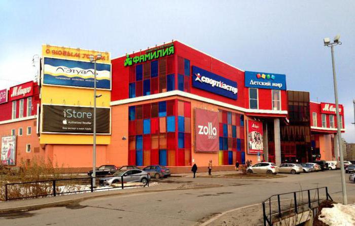 Obchodní centra v Tyumenu. Popis