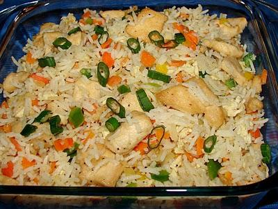 rýže s kuřecím masem v multicrew