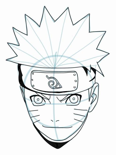 Jak nakreslit Naruto jednoduchou tužkou