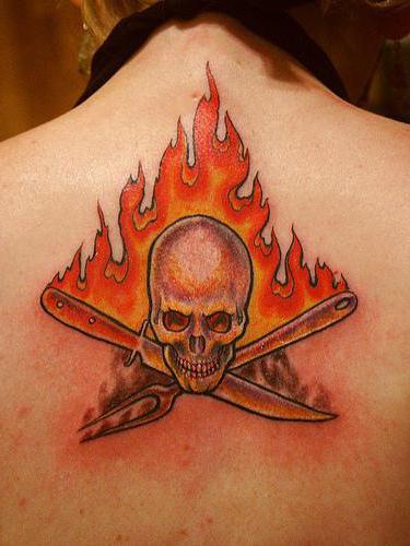 plamenné tetování
